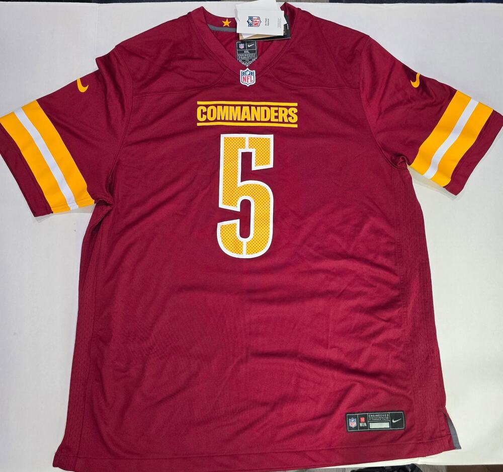 NWT Nike Jayden Daniels #5 Washington Commanders Jersey Men's XXL Burgundy